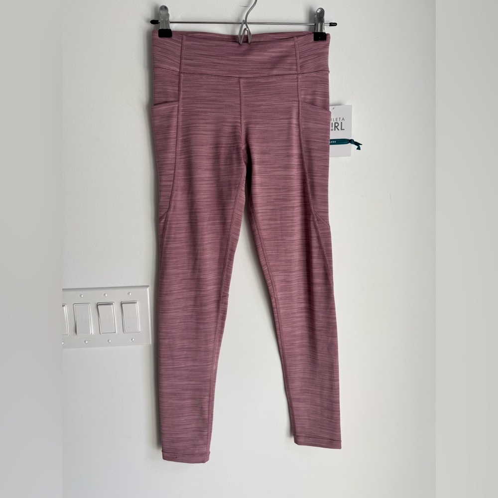 Athleta Girl Mid Rise Stash Your Treasures Tight Size XL NEW